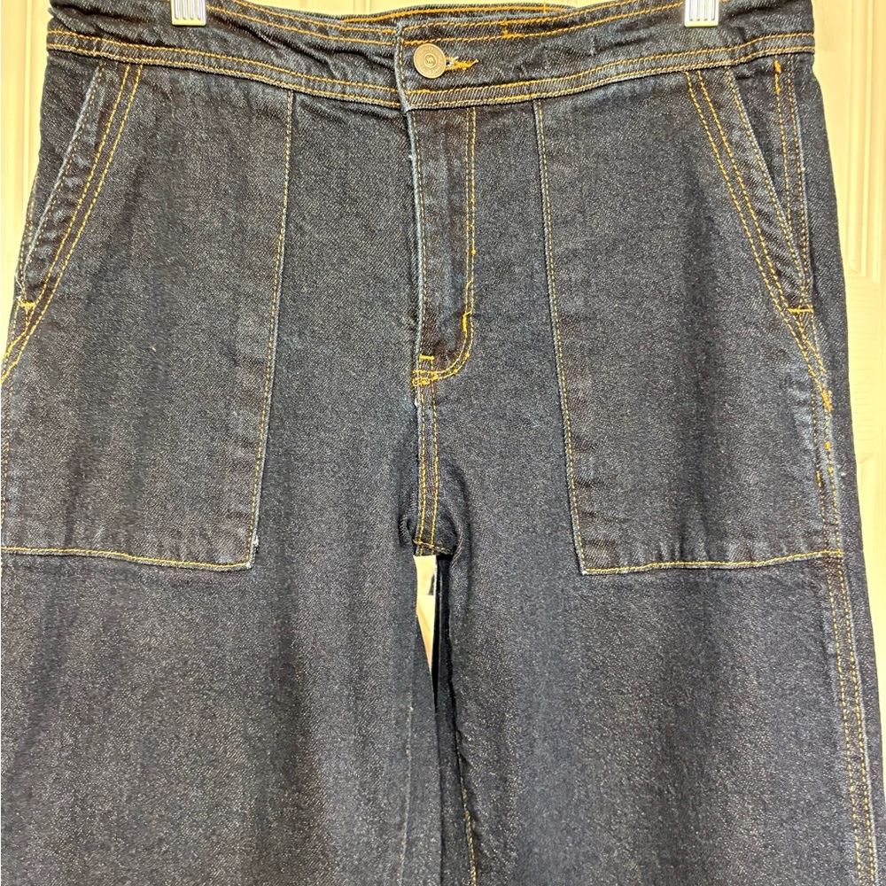 crown & ivy Dark Blue Flare Jeans - Picture 2 of 5